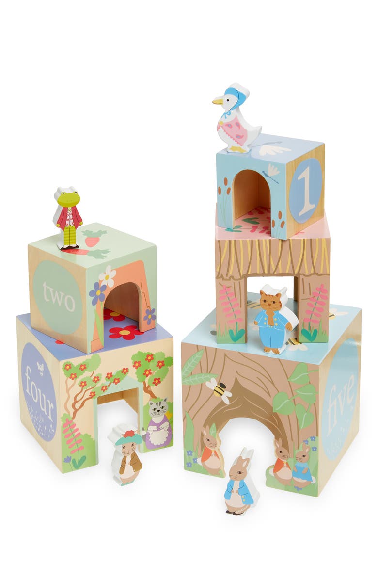 Peter Rabbit Cube ORANGE TREE TOYS Peter Rabbit Stacking Cubes Train Playset | Nordstrom