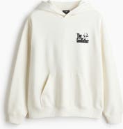 H&M Loose Fit Printed Hoodie