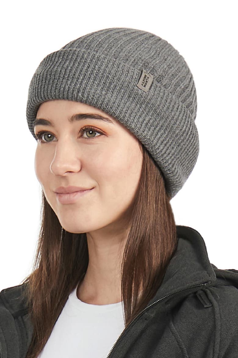 Muskoka - Unisex Cuff Beanie, Alternate, color, HEATHER GREY