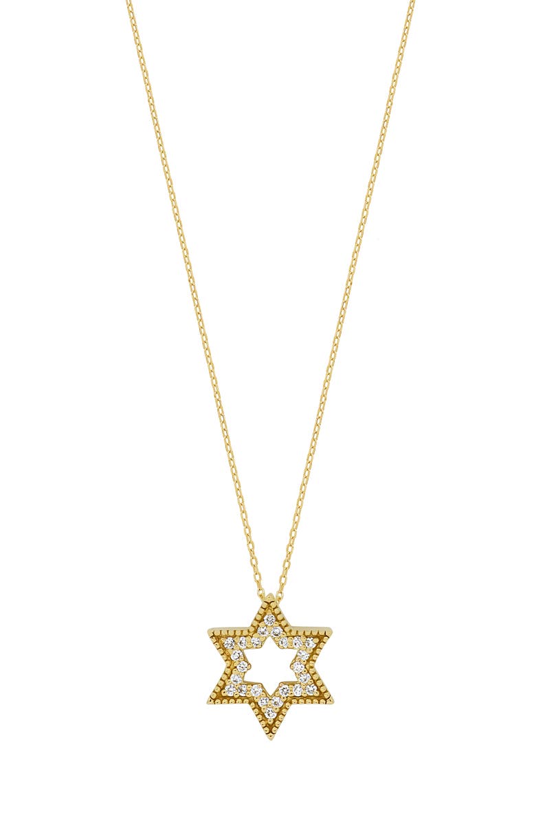 Bony Levy Star Of David Pendant Necklace, Main, color, 18K Yellow Gold