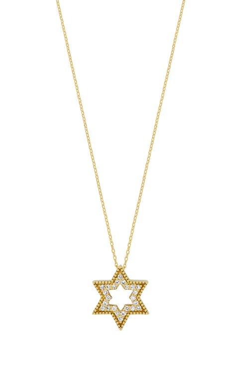 Star Of David Pendant Necklace