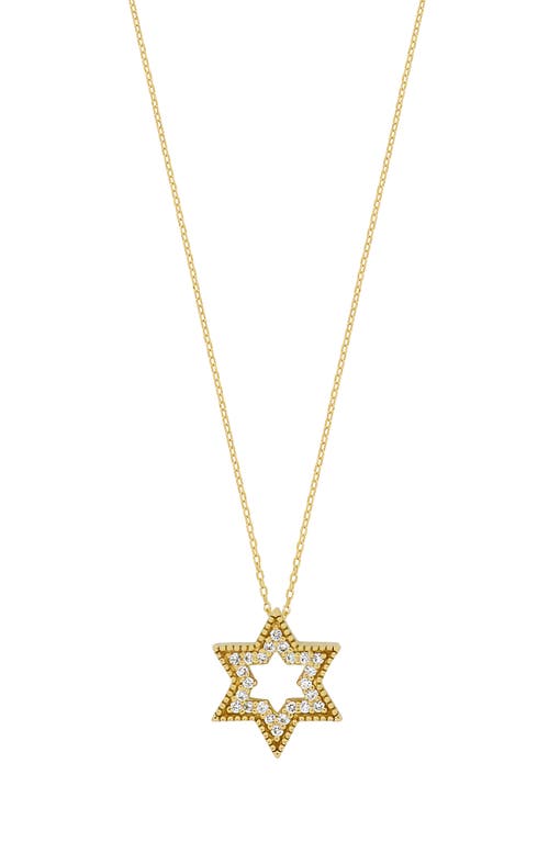 Bony Levy Bardot Star Of David Pendant Necklace In 18k Yellow Gold
