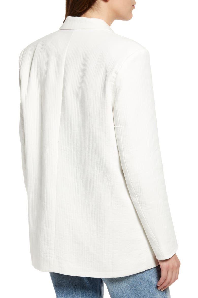 Garance Blazer, Alternate, color, BLANC
