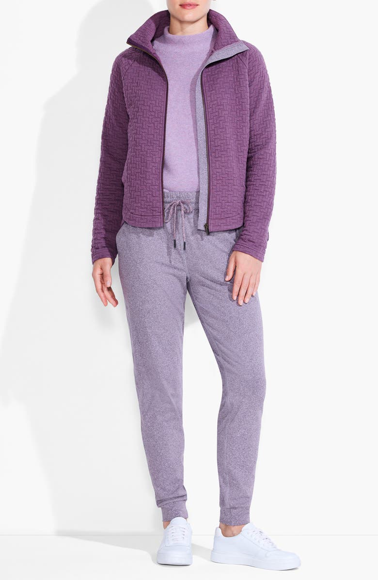 NZ ACTIVE by NIC+ZOE All Year Quilt Double Knit Jacket, Alternate, color, Plum