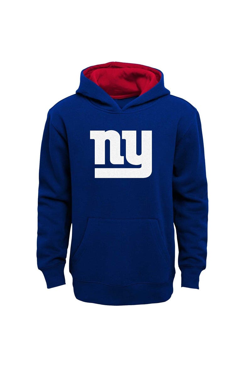 Youth Royal New York Giants Prime Pullover Hoodie, Main, color, Royal