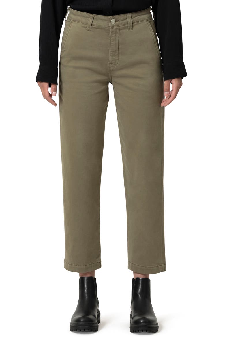 Lauren Twill Straight Leg Ankle Pants, Main, color, DUSKY CASUAL TWILL