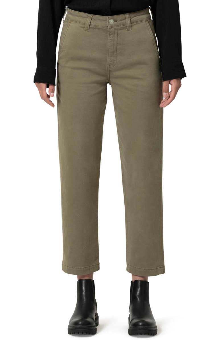 Mavi Jeans Lauren Twill Straight Leg Ankle Pants, Main, color, Dusky Casual Twill