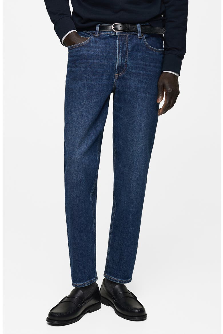 Ben Tapered Jeans, Main, color, DARK BLUE
