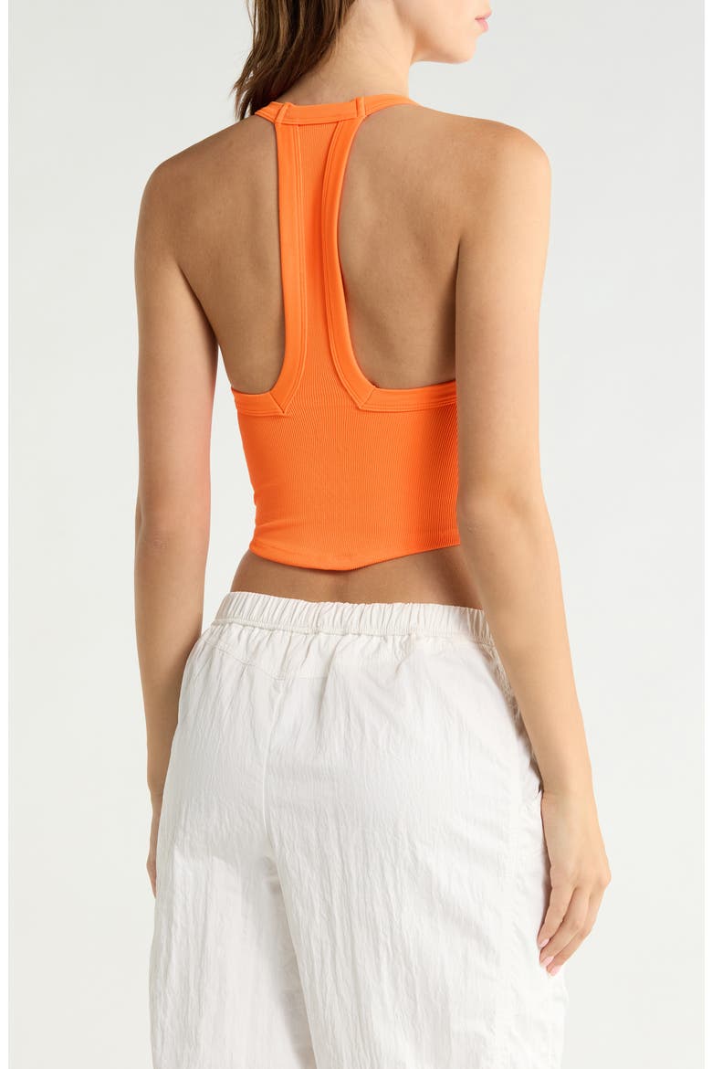 FP Movement All Clear Crop Racerback Tank, Alternate, color, BURNIN UP