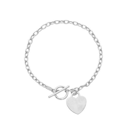 The Lovery Fine Jewelry Gold Heart Toggle Bracelet In Gold