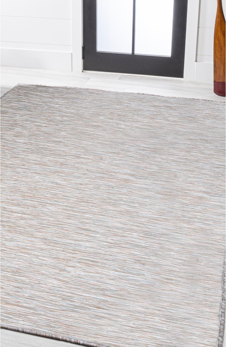 JONATHAN Y Ethan Modern Flatweave Solid Indoor/Outdoor Area Rug, Alternate, color, Gray