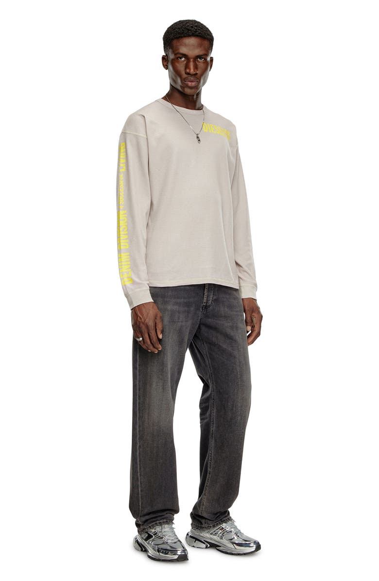 DIESEL<sup>®</sup> T-Burn XT Long Sleeve Waffle Knit T-Shirt, Alternate, color, 
