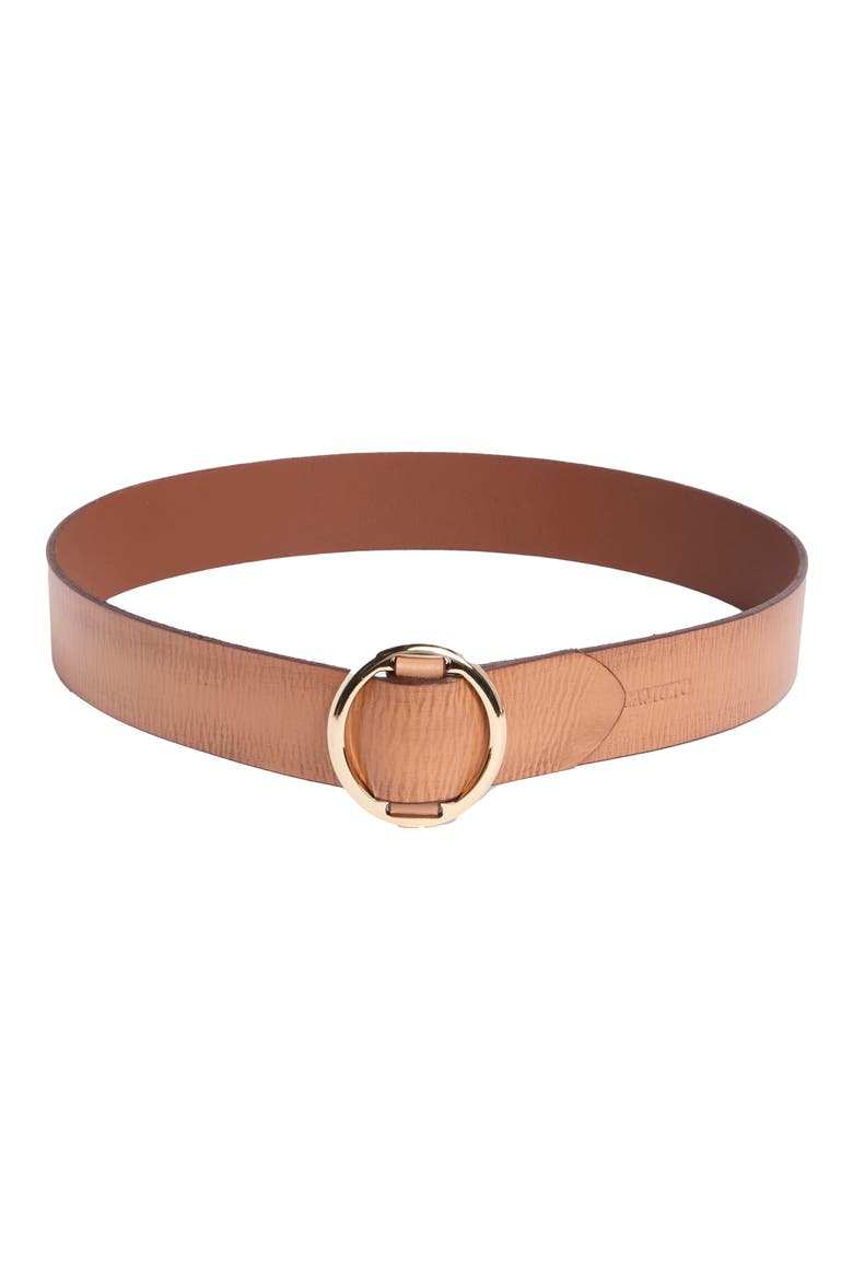 Round Friction Pull Through Leather Belt, Main, color, VACHETTA