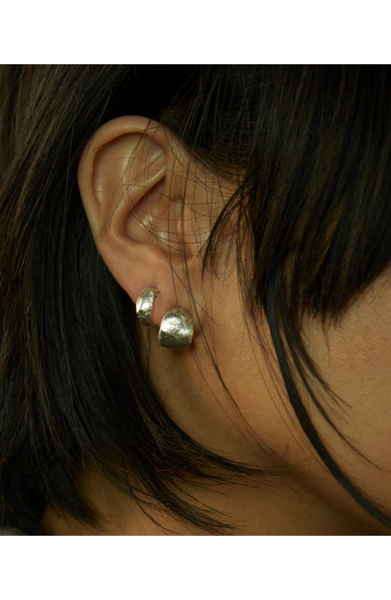 SAINT VAGABOND Utu Silver Hoops, Alternate, color, Sterling Silver