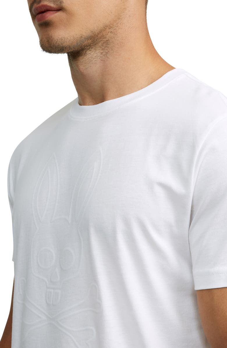 Psycho Bunny Westcott Debossed Graphic T-Shirt, Alternate, color, 