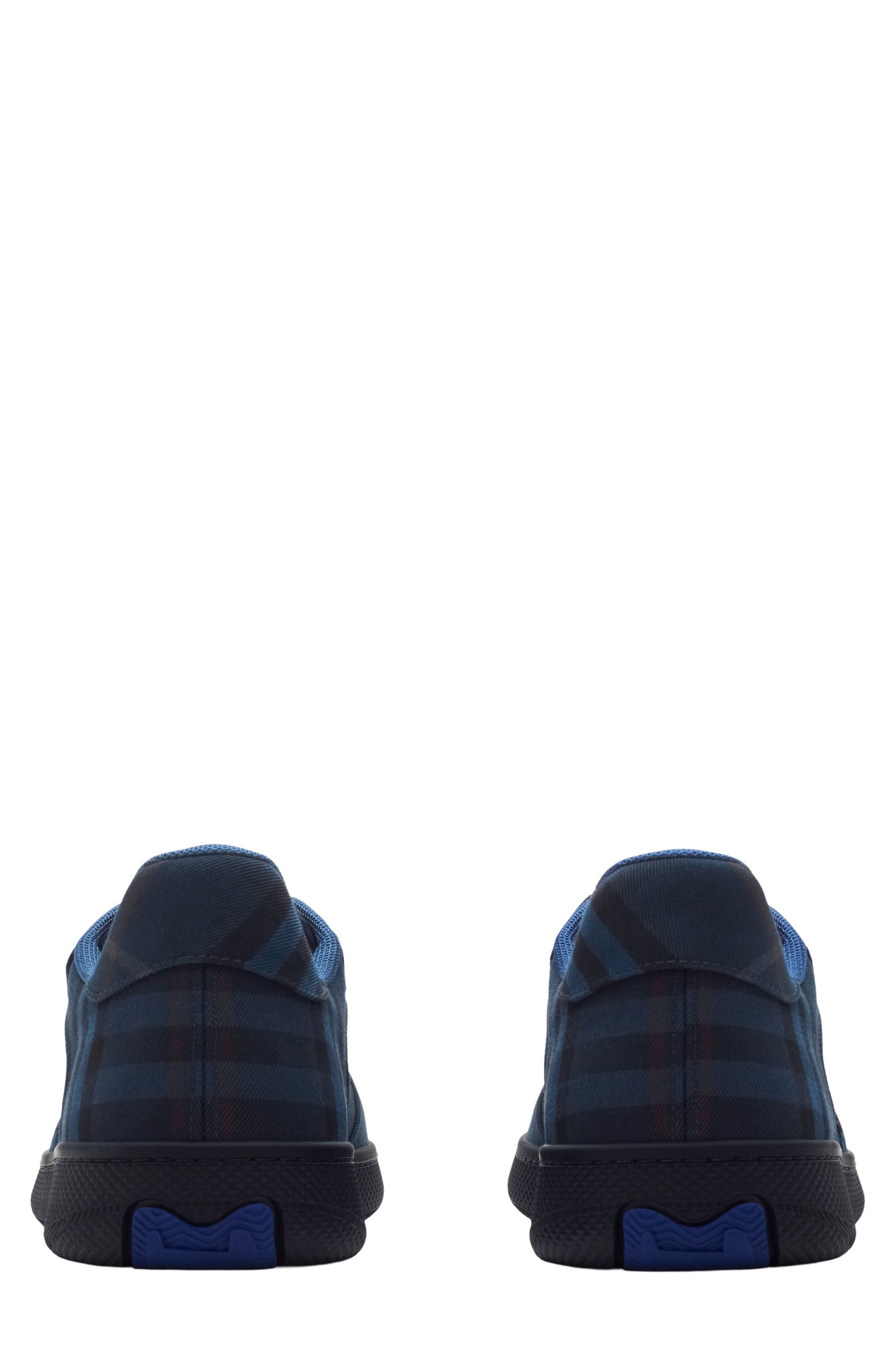 Burberry Terrace Check Sneaker, Alternate, color, Midnight