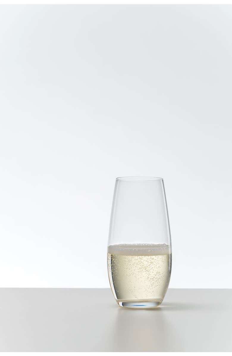 Riedel O Champagne Glass Wine Tumbler, Set of 2, Alternate, color, Clear