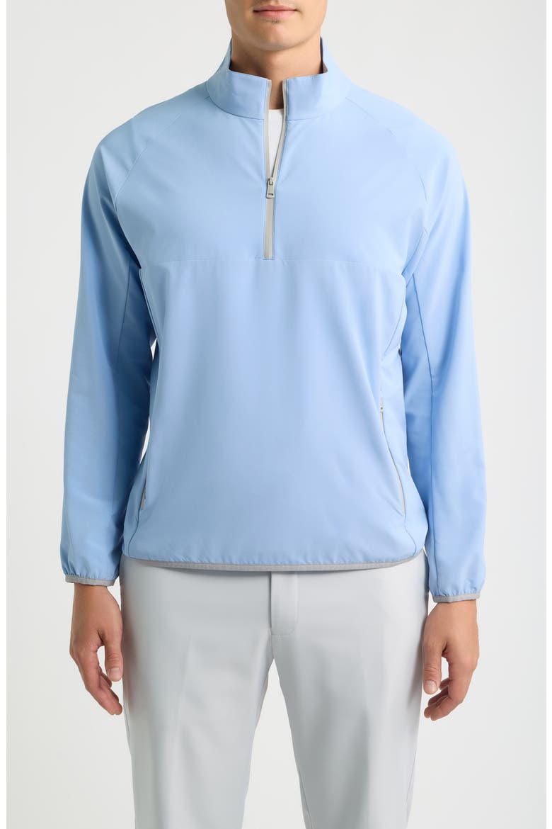Dunes Half-Zip Performance Pullover, Main, color, LAKESIDE