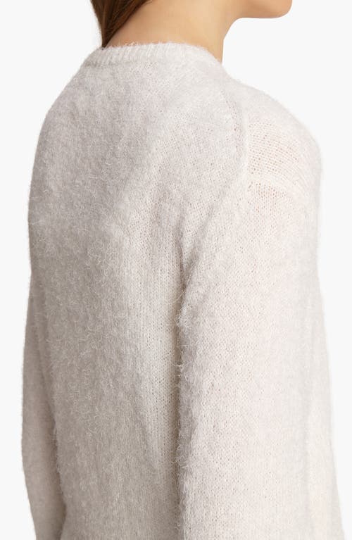 Shop Khaite Jules Silk & Cashmere Eyelash Cardigan In Glaze