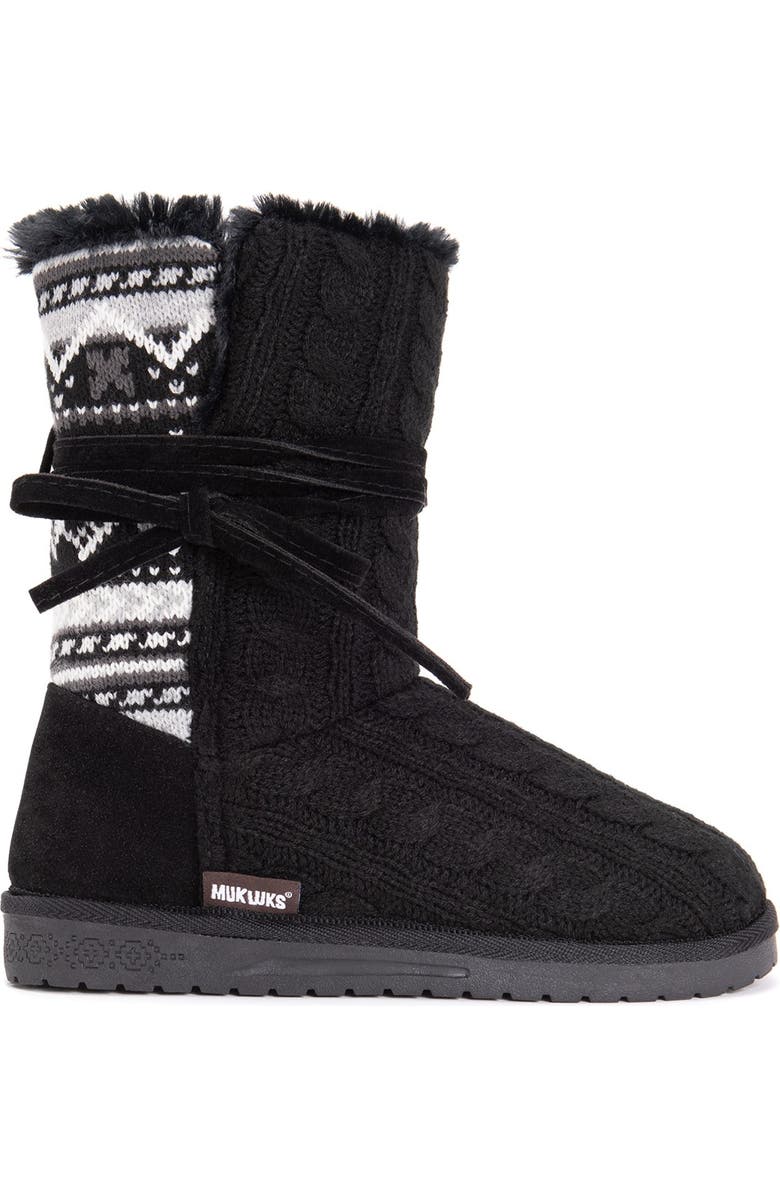 MUK LUKS Clementine Faux Fur Boot - Wide Width Available, Alternate, color,