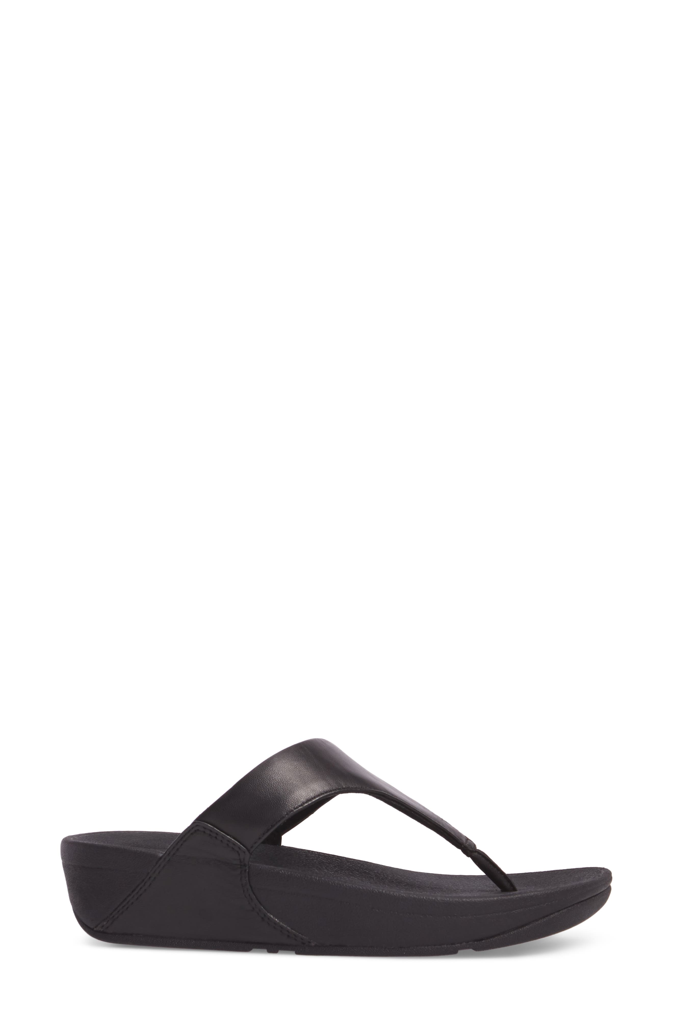 FitFlop Lulu Flip Flop, Alternate, color, Black