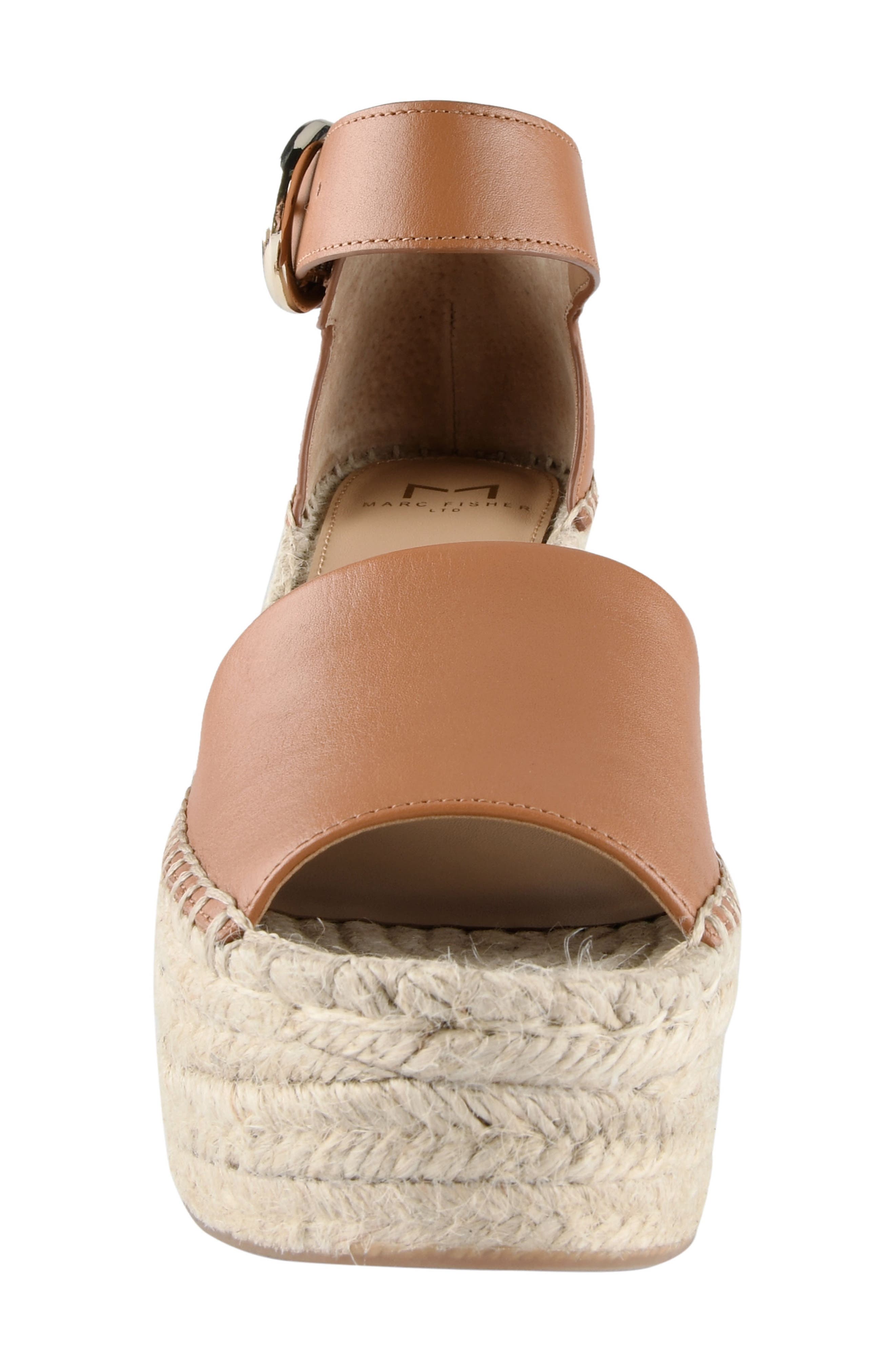 Alida Espadrille Platform Wedge, Alternate, color, TAN LEATHER