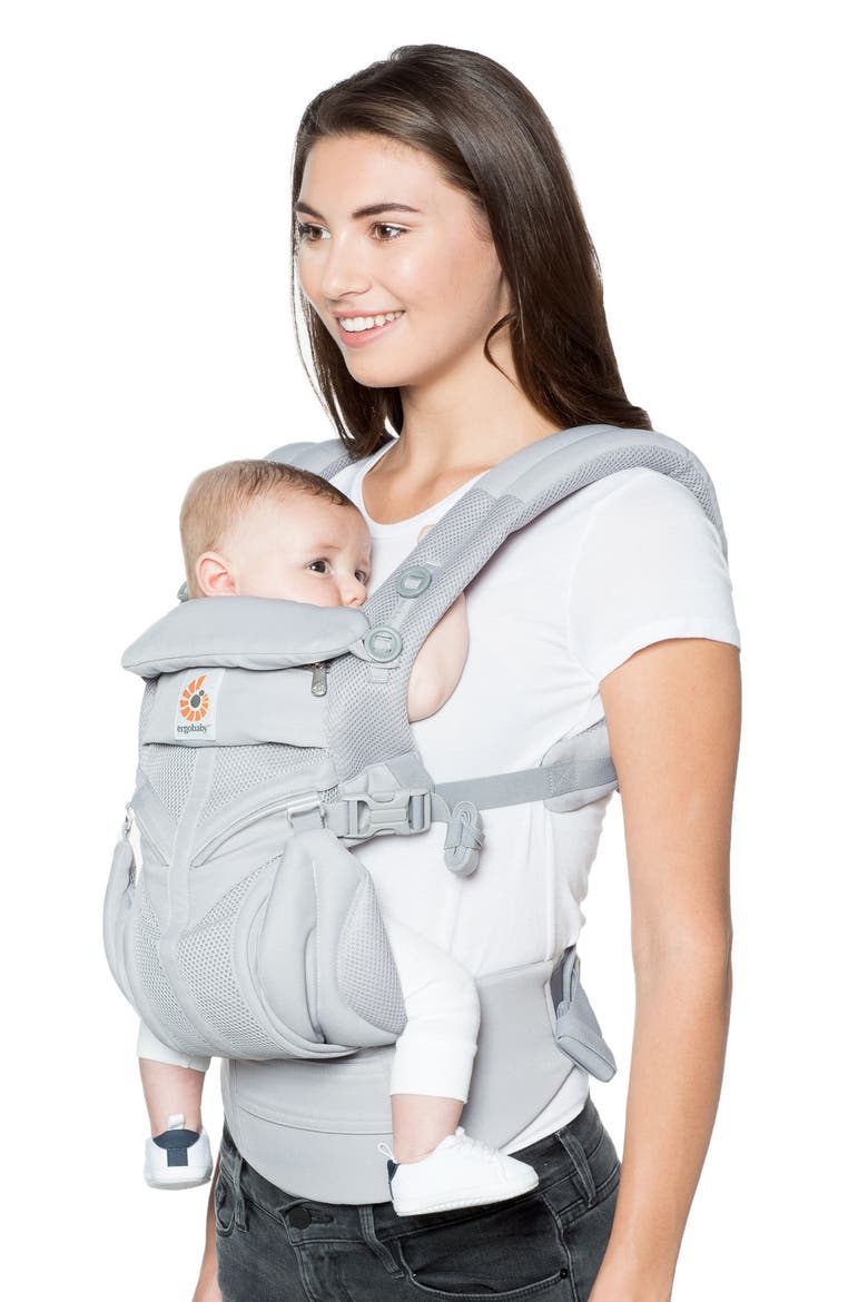 Omni 360 Cool Air Baby Carrier, Alternate, color, PEARL GREY