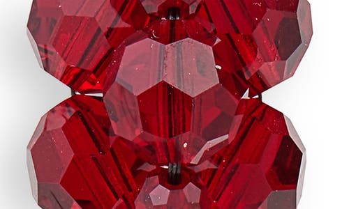 Simone Rocha Drip Crystal-embellished Drop Earrings In Red