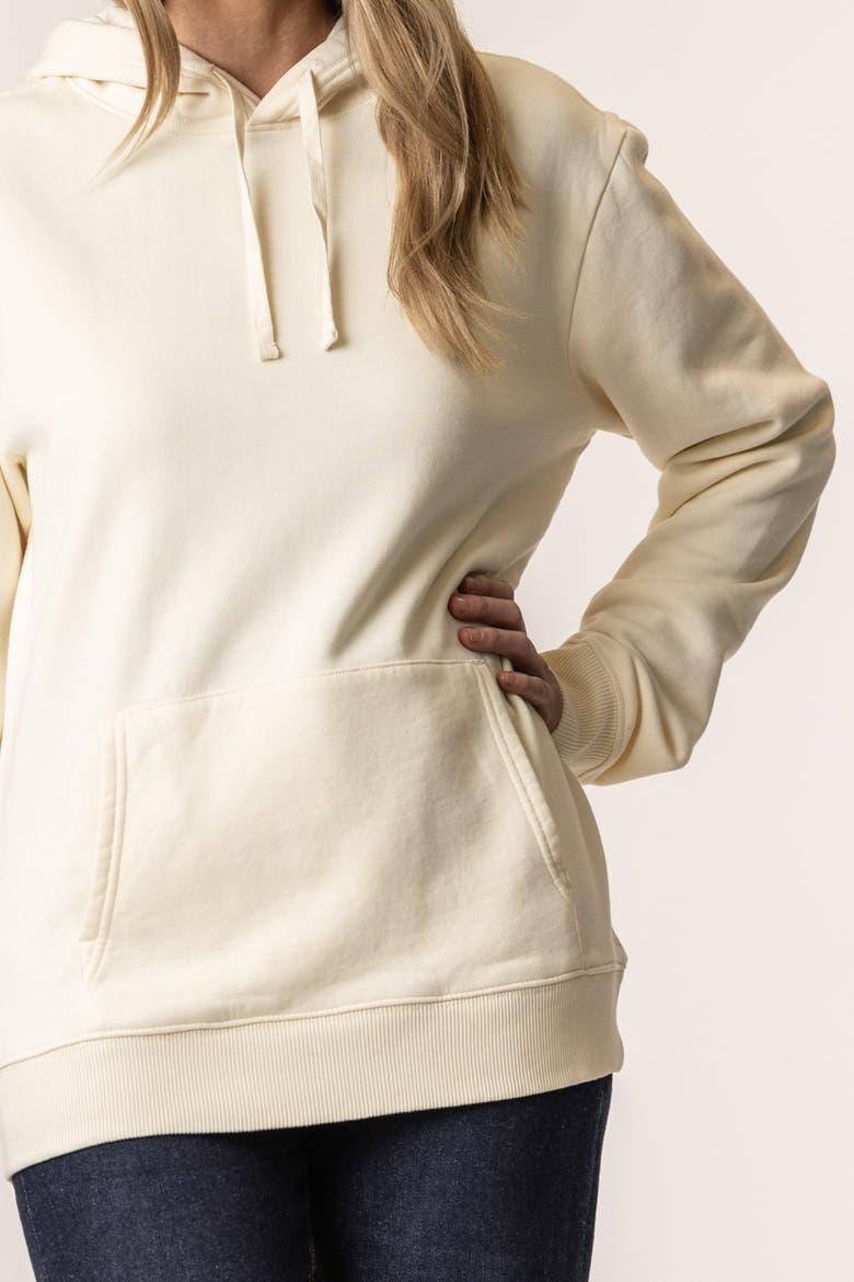 Organic Cotton Pullover Hoodies, Alternate, color, Natural