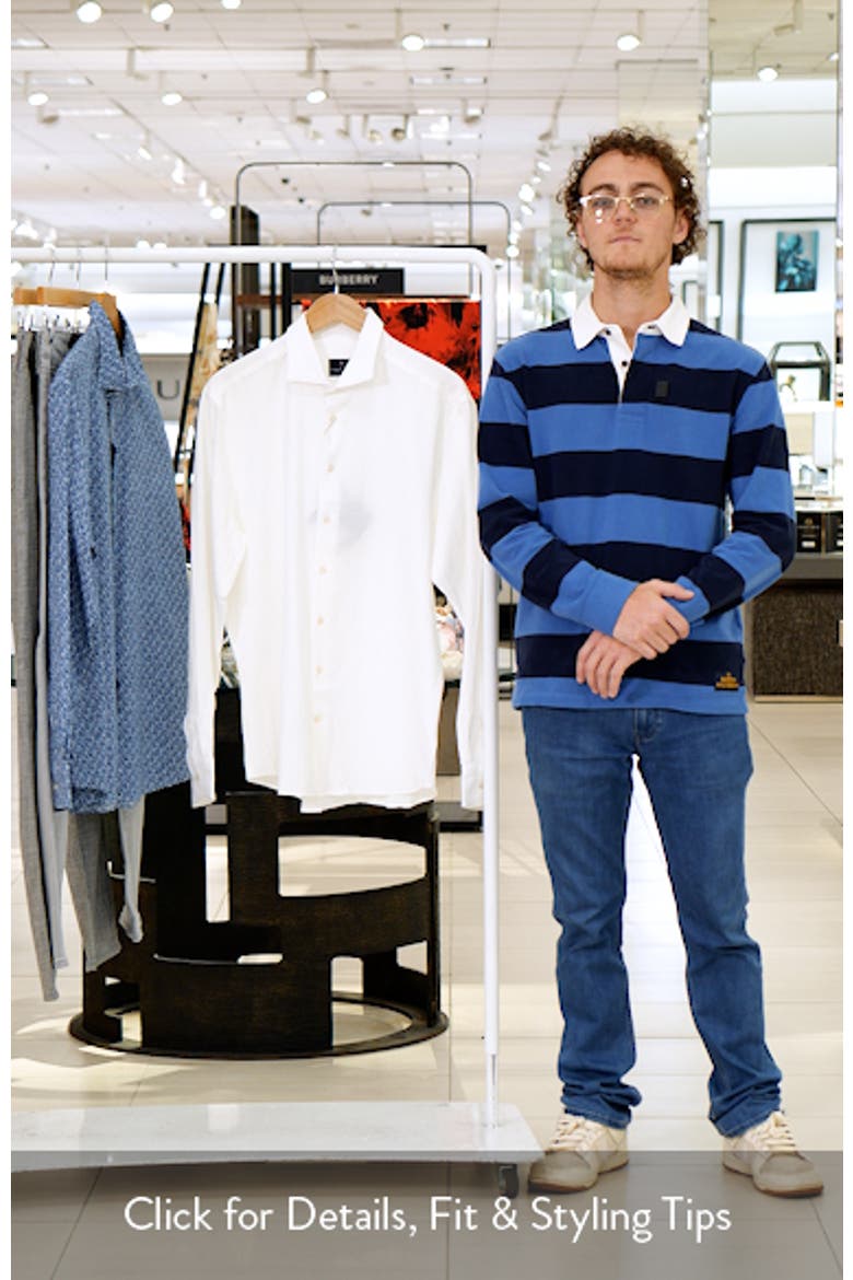 Modern Fit Seersucker Dress Shirt video