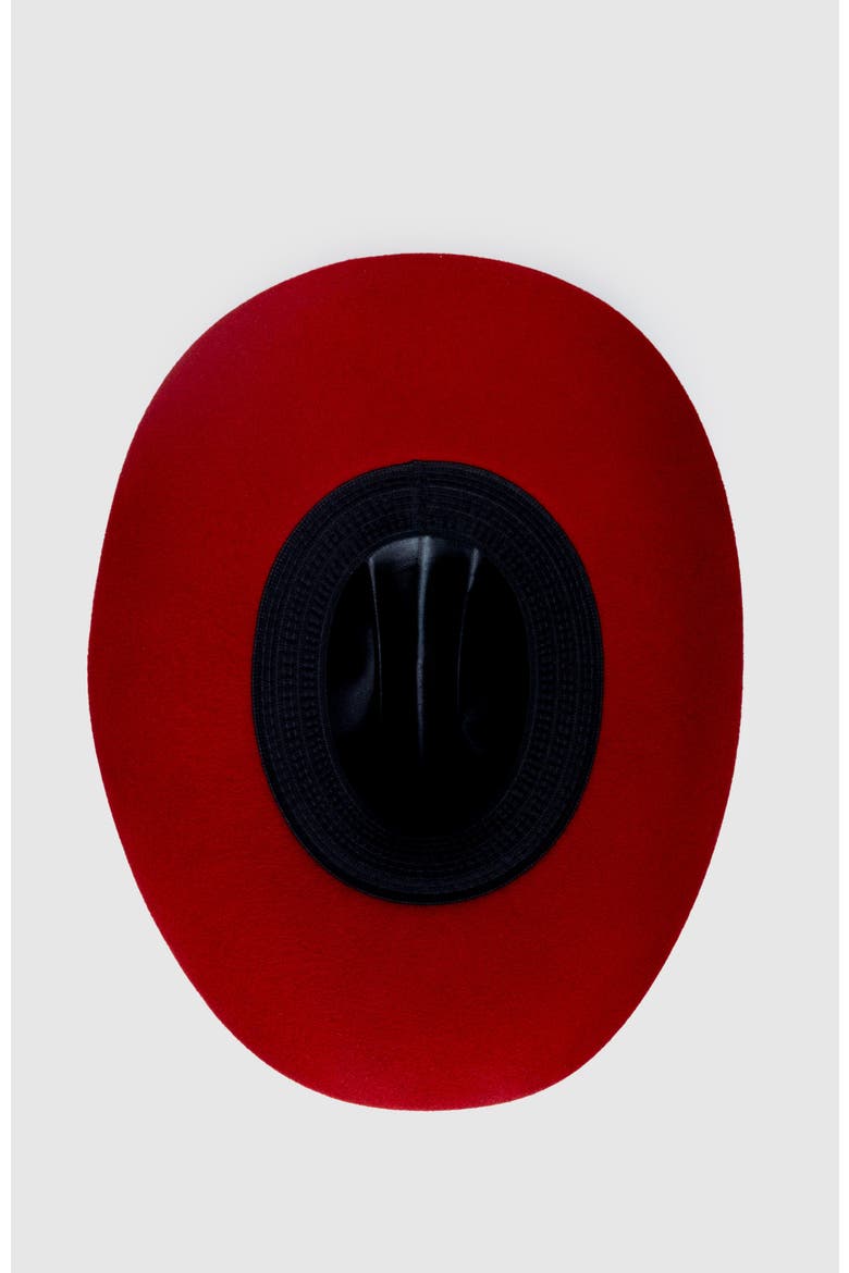 The Roamer Wool Western Cowboy Hat, Alternate, color, Dark Red