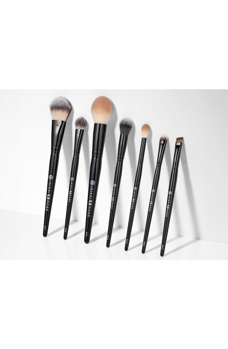 BK Beauty Nikki La Rose Pro Artist Brush Set, Alternate, color, Black