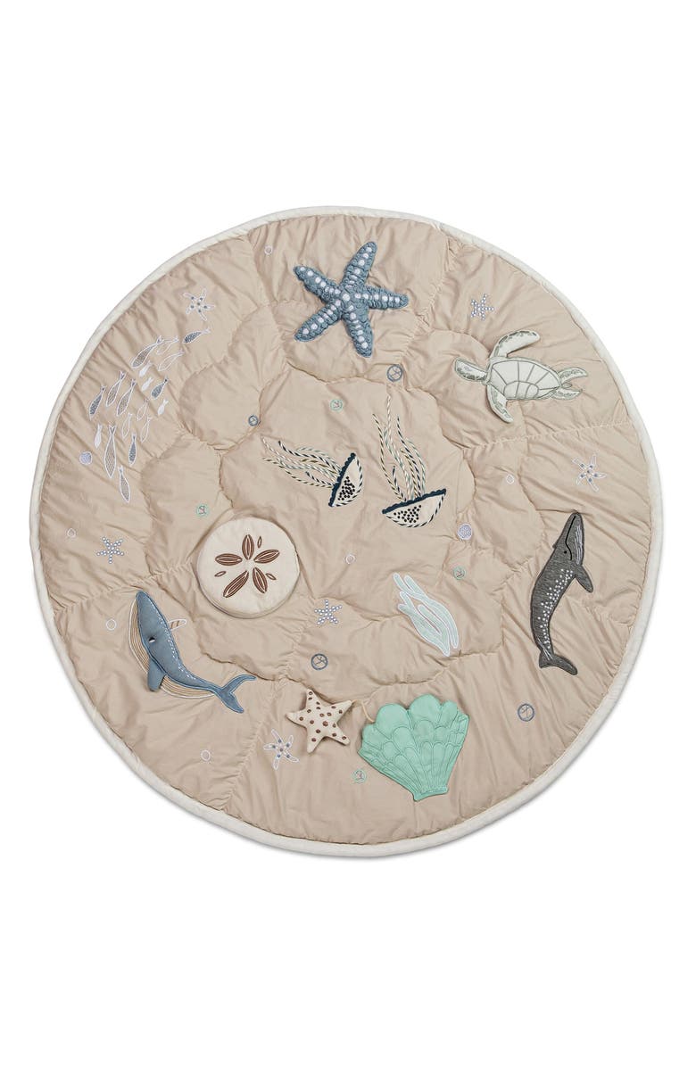 CRANE BABY Cove Ocean City Adventure Activity Mat, Main, color, Blue