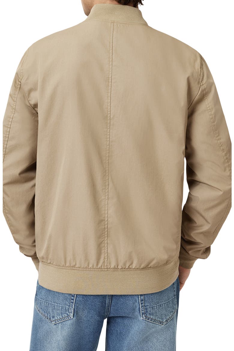 Bassett Reversible Bomber Jacket, Alternate, color, AZULA BLUE/ BROWN