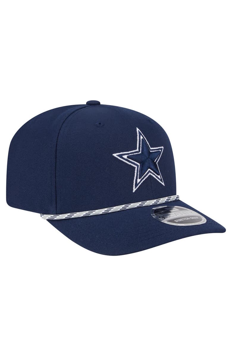 New Era Men's New Era Navy Dallas Cowboys Gameday Multi Rope 9SEVENTY Stretch-Snap Hat, Alternate, color, Navy