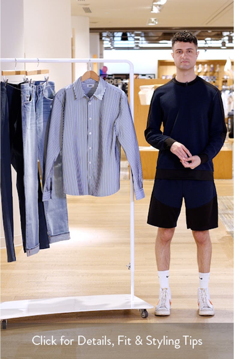 3D Stripe Button-Up Shirt, sales video thumbnail