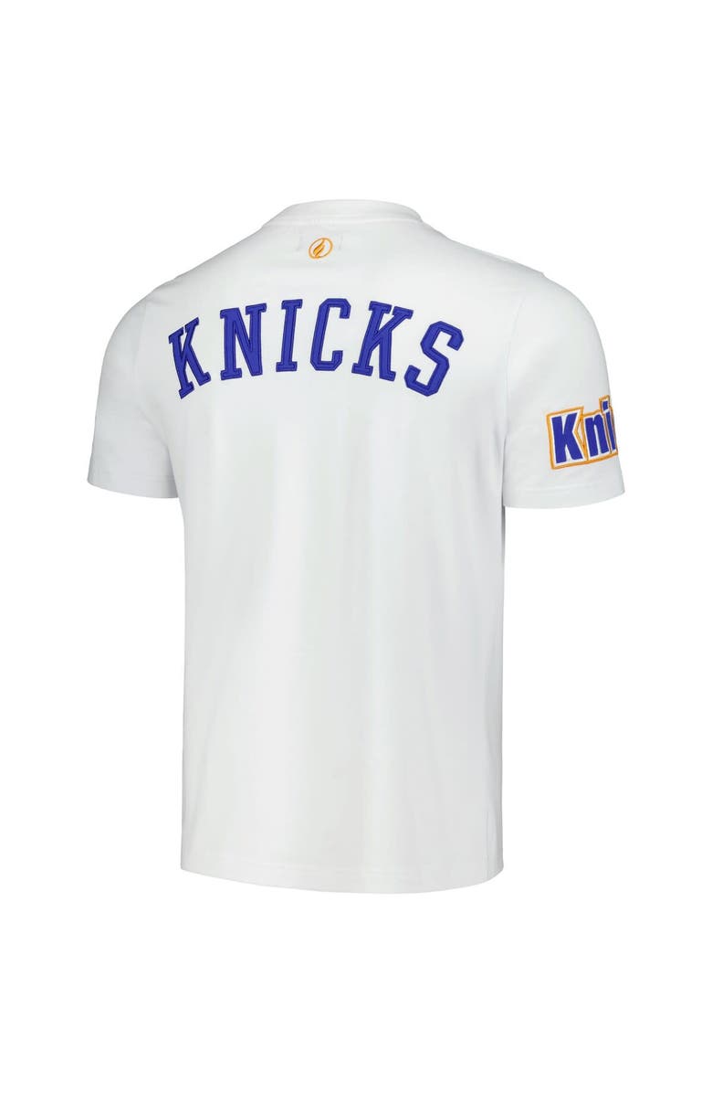 FISLL Unisex FISLL White New York Knicks Heritage Crest T-Shirt, Alternate, color, 