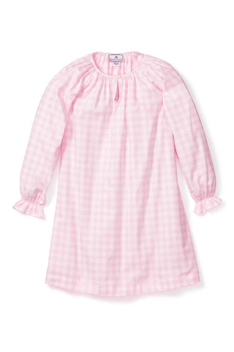 Delphine Gingham Nightgown, Main, color, PINK