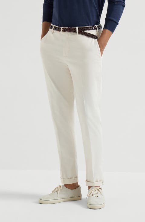 Comfort gabardine trousers