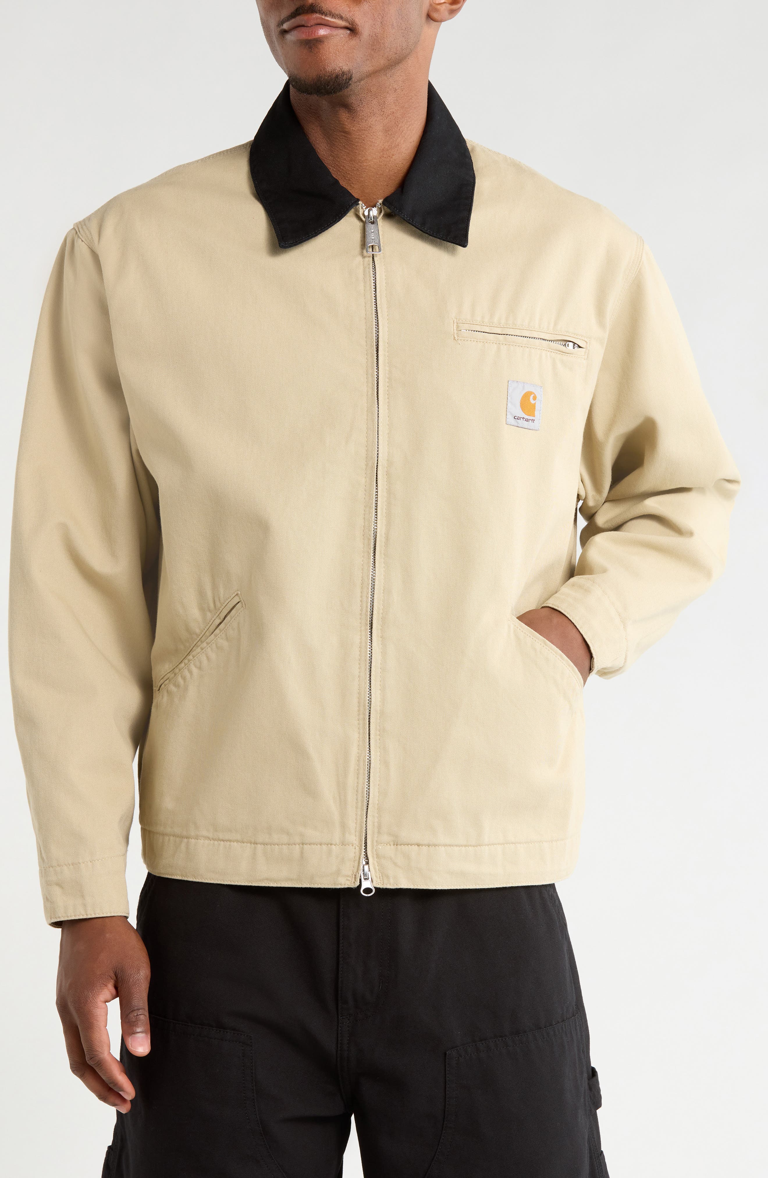 Carhartt Work In Progress OG Detroit Organic Cotton Canvas Chore Jacket — фото 4