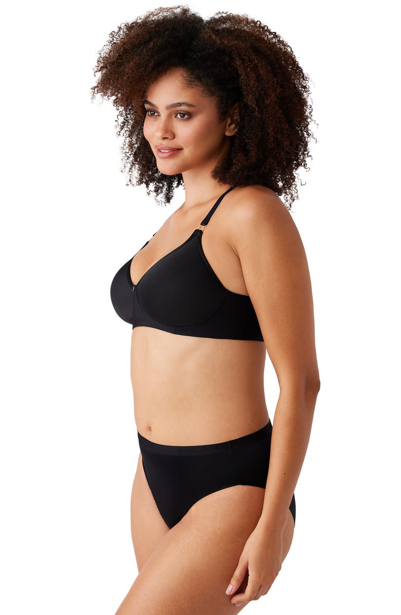 Wacoal Simply Done Wireless Convertible T-Shirt Bra, Alternate, color, Black