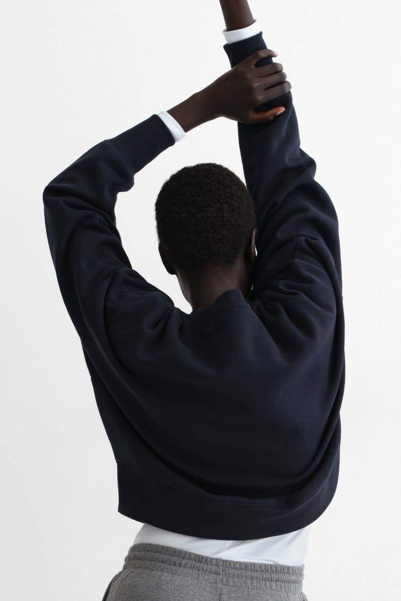 Oversized Sweatshirt, Alternate, color, Navy blue