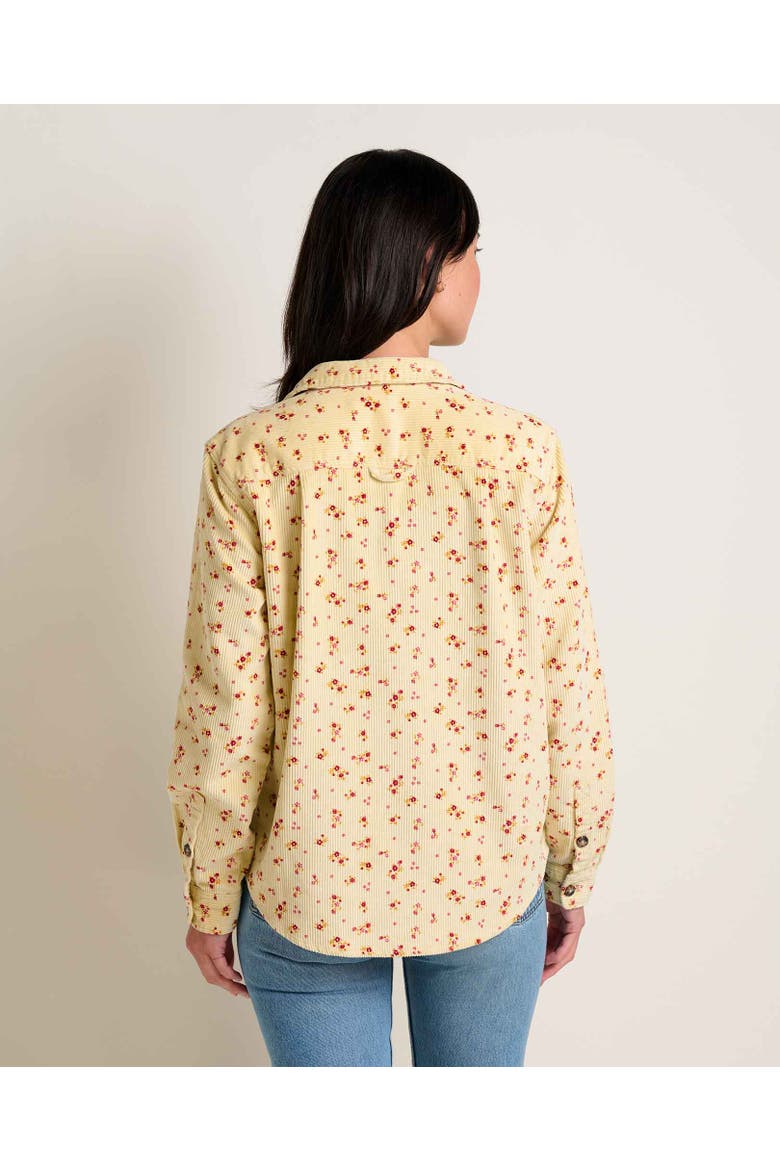 Women's Cascadia Long Sleeve Shirt, Alternate, color, Barley Floral Print