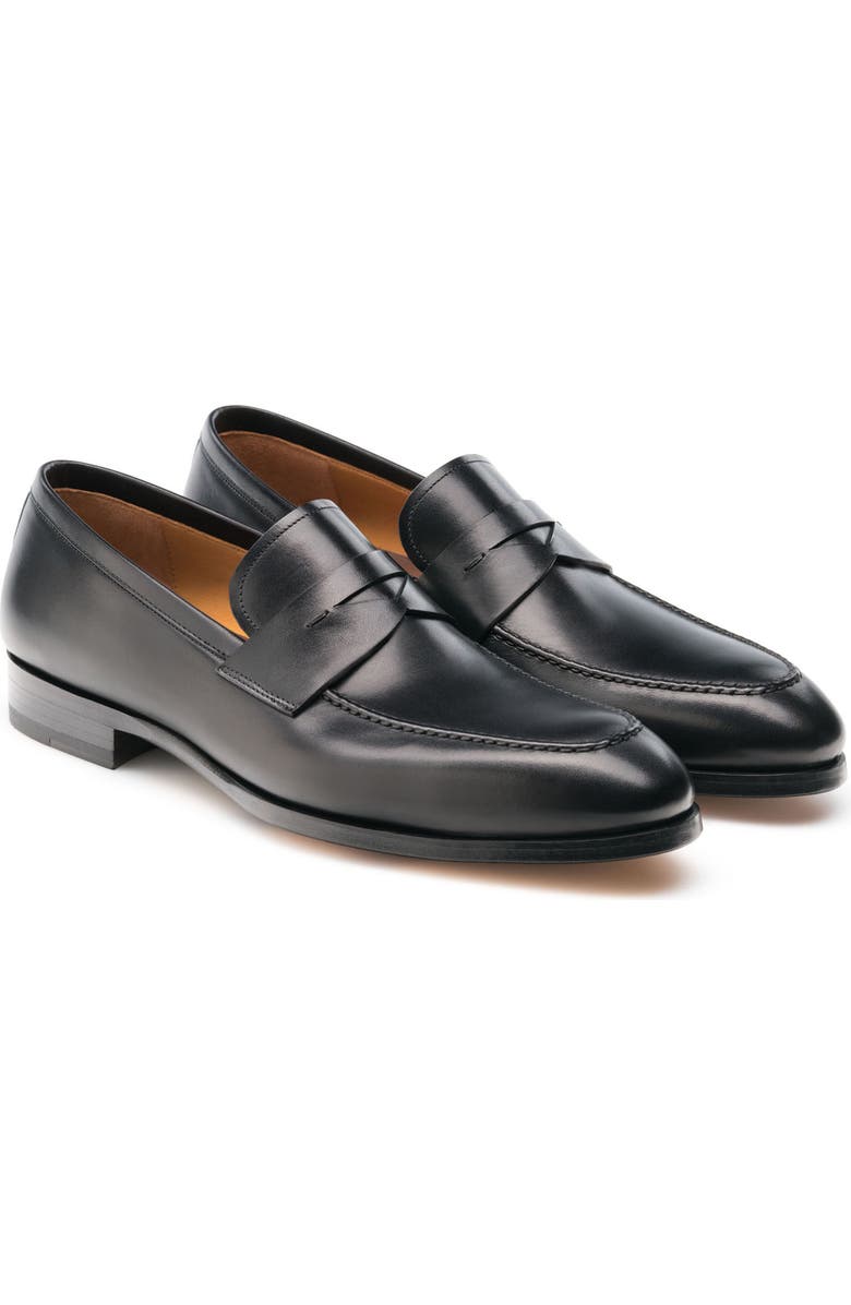 Magnanni Rolly Apron Toe Penny Loafer, Main, color,