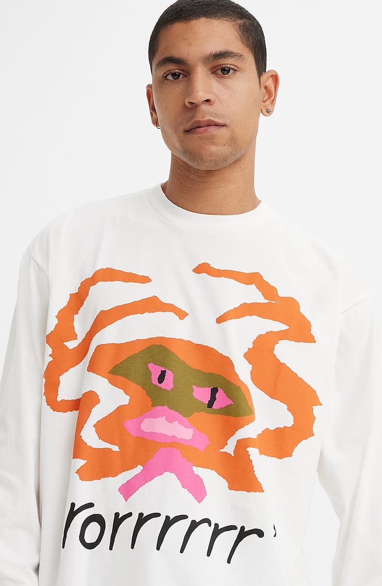 Levi's<sup>®</sup> Long Sleeve Box Graphic T-Shirt, Alternate, color,