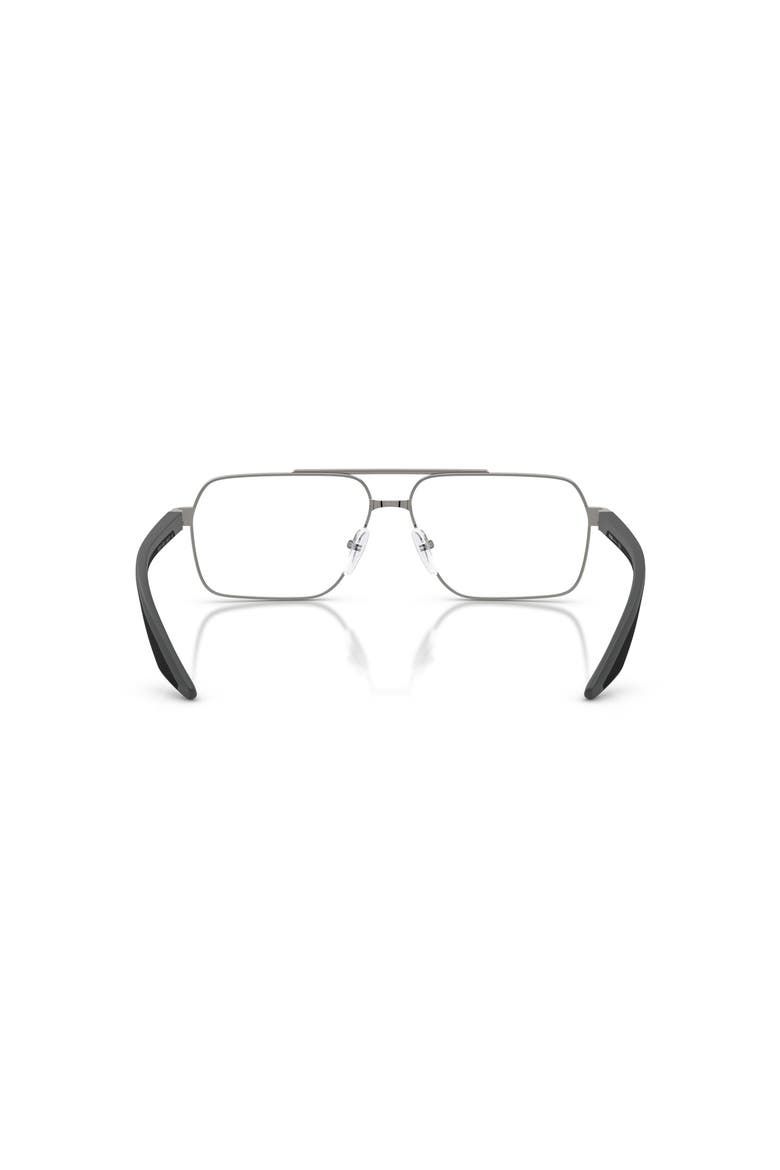 59mm Rectangle optical glasses, Alternate, color, Grey
