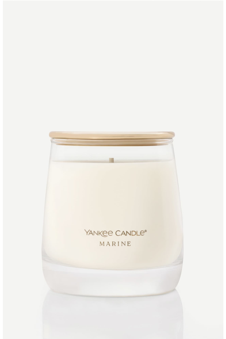 Marine Premium Small Jar Candle, Main, color, White