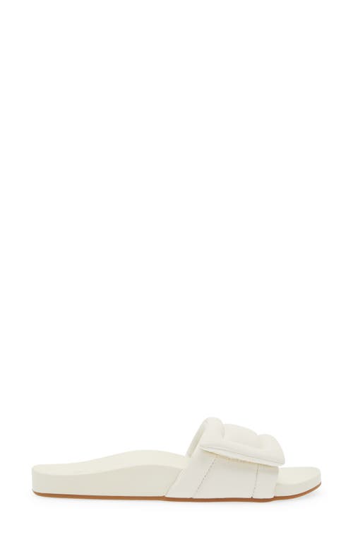 Olukai Sunbeam Slide Sandal In White