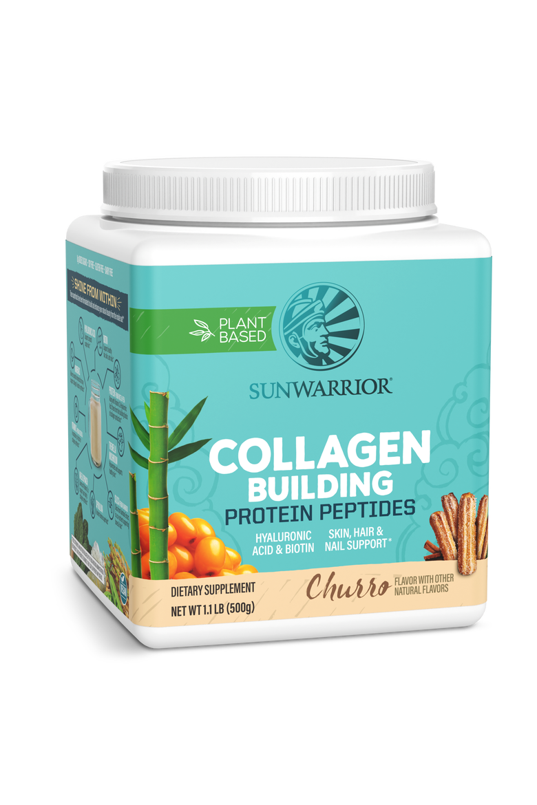 Collagen Building Protein Peptides Powder, Churro, 500gm, Main, color, No Color