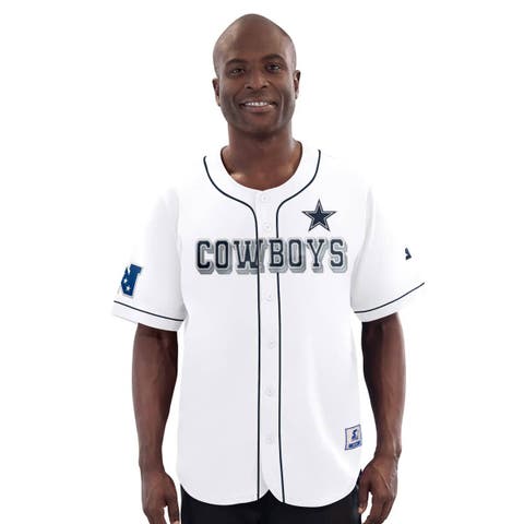 Men's G-III Sports by Carl Banks  White Dallas Cowboys Relay Baseball Jersey